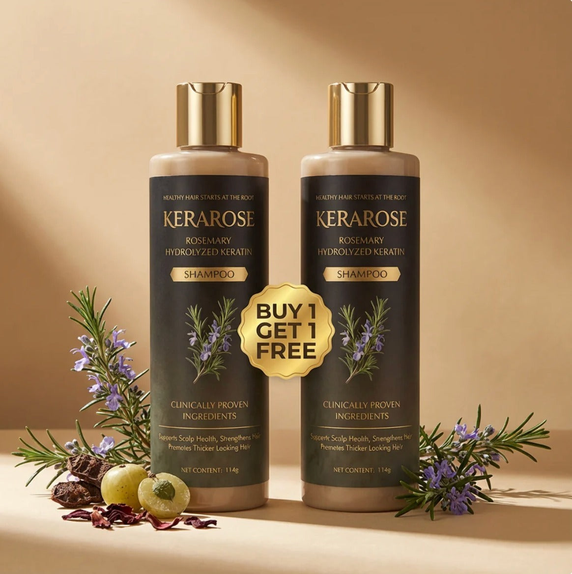 (BUY 1 GET 1 FREE) Kerarose - Magic Rosemary Hair Growth Shampoo